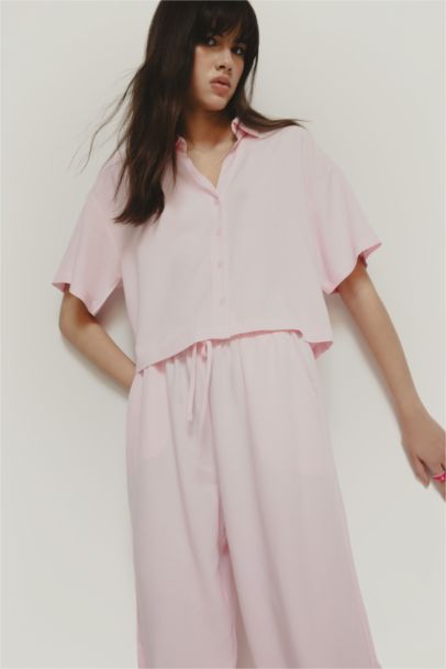 Oversize Fit Short Sleeve Shirt