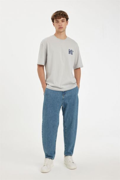 Comfort Regular Fit Crew Neck Printed T-Shirt