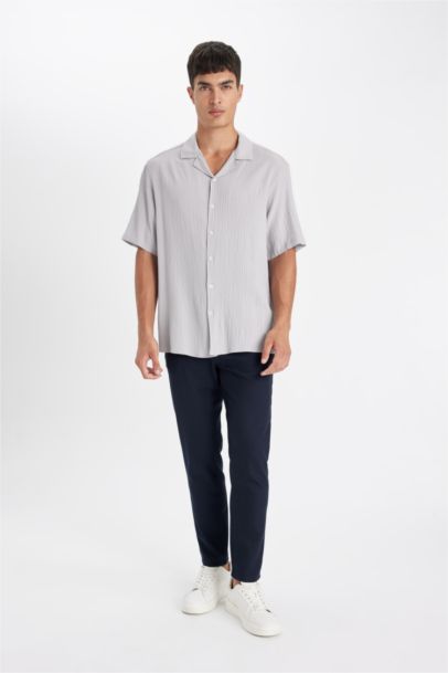 Chemise à manches courtes Coupe décontractée