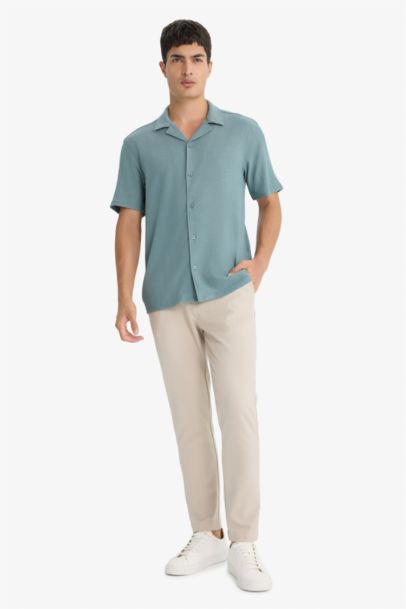 قميص بولو نص ردن مودرن فيت