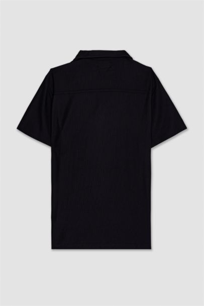 Modern Fit Resort Neck Short Sleeve Shirt