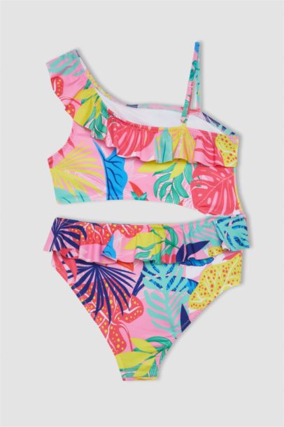 Girl Patterned Swimsuit