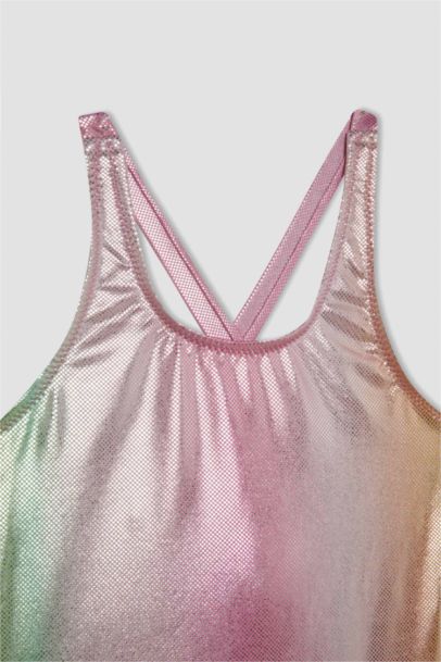 Girl Colorful Swimsuit