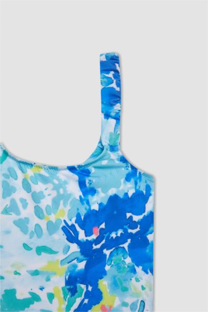 Girl Patterned Swimsuit