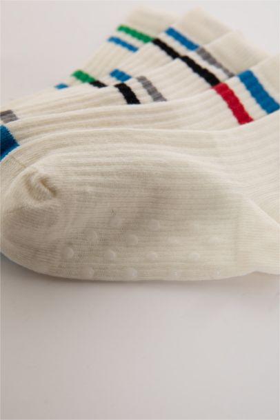 Baby Boy Seamless 5 Piece Cotton Long Socks