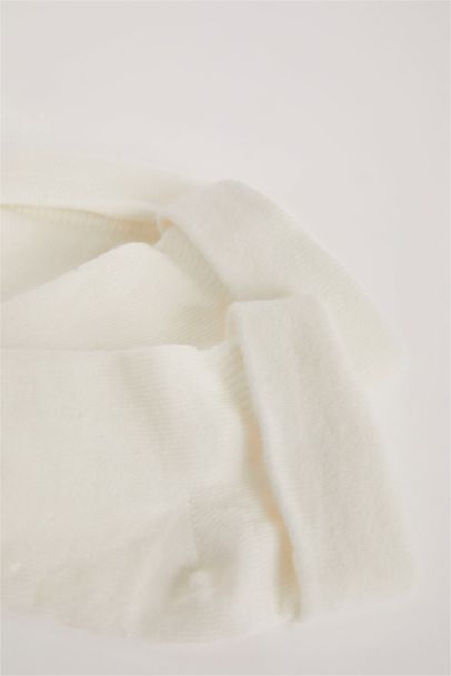 Erkek Bebek Dikişsiz 3'lü Pamuklu Uzun Çorap