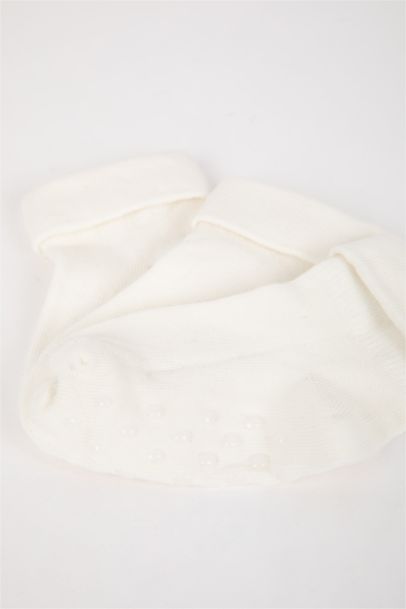 Длинные носки из хлопка для малышей девочек, 3 пары