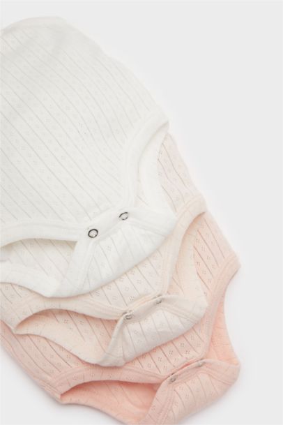 Lot de 3 Bodies à bretelles et boutons-pression pour bébé fille