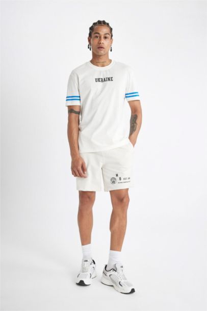 DeFactoFit NBA Milwaukee Bucks Standard Fit Crop Shorts