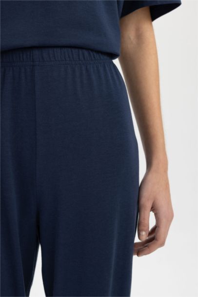 سروال بيجاما مخطط قصة عادية