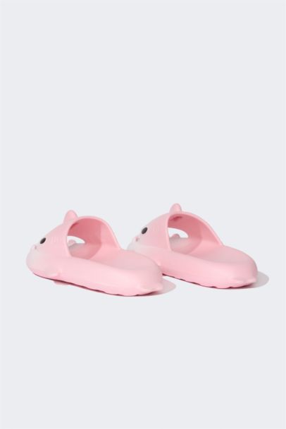 Woman Flat Sole Single Band Eva Slippers