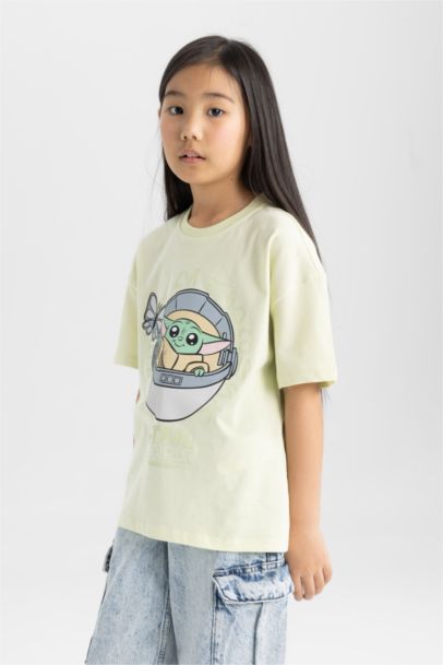 Girl Star Wars-Mandalorian Relax Fit  T-Shirt