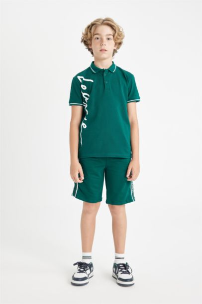 Boy Pique Short Sleeve Polo T-Shirt