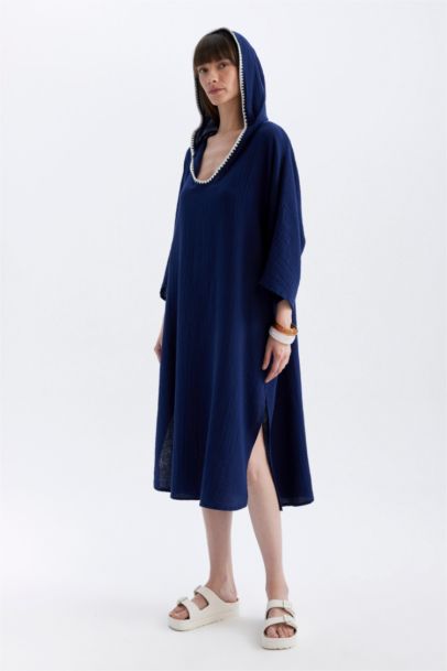 Fall in Love V-Neck Cotton Beach Dress