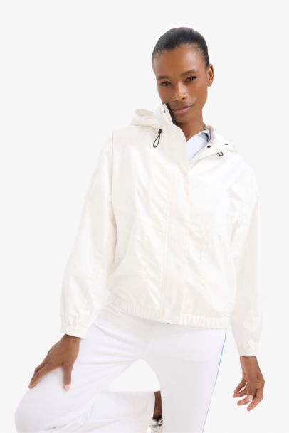 DeFactoFit Waterproof Regular Fit Hooded Rain Jacket