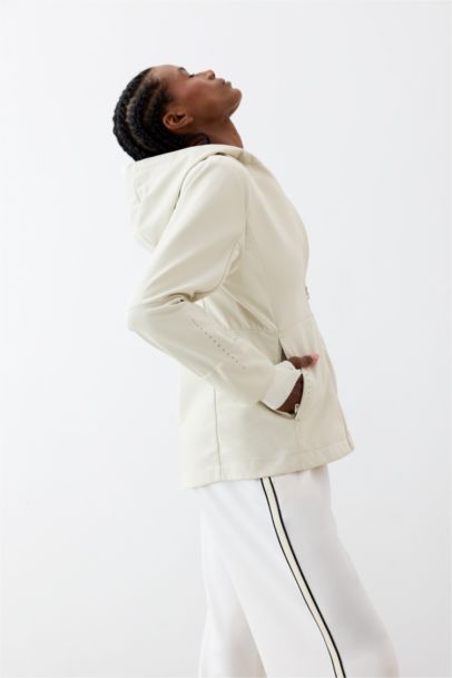 Veste imperméable zippé avec capuche Coupe slim