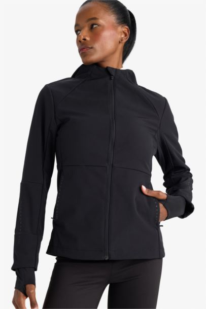 DeFactoFit Waterproof Slim Fit Hooded Softshell Jacket