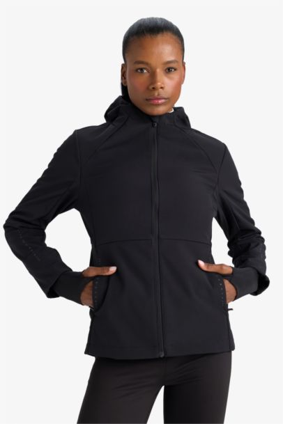 DeFactoFit Waterproof Slim Fit Hooded Softshell Jacket