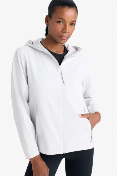 DeFactoFit Regular Fit Hooded Zippered Waterproof Jacket