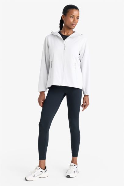 DeFactoFit Regular Fit Hooded Zippered Waterproof Jacket