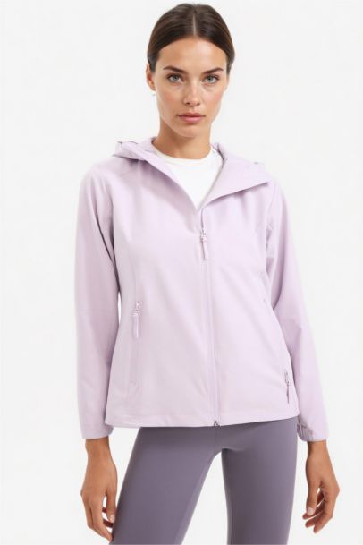 Jacket imperméable zippé à capuche Coupe régulière de DeFactoFit