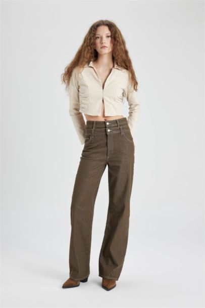 بلوزة ردن طويل بنغالي بياخة قميص