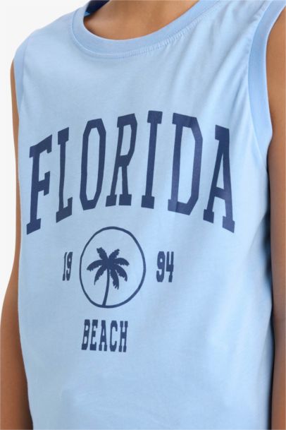 تيشيرت كت اولادي بيج فاتح قصة عادية بدون كم بطبعة