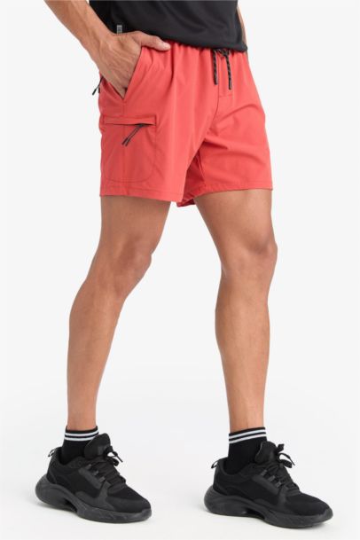 DeFactoFit Printed Flexible Textured Sports Swim Shorts