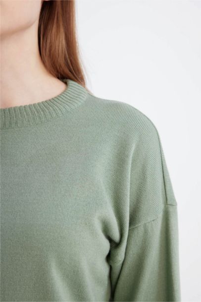 Regular Fit Crew Neck Tunic