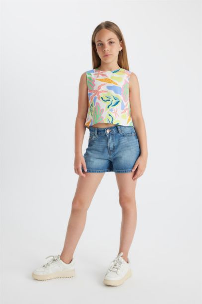 Girl Short Sleeve Blouse