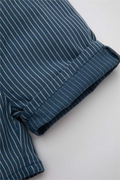 Baby Boy Regular Fit Striped Shorts