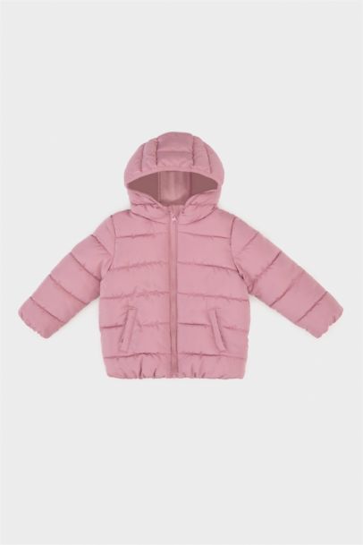 Baby Girl Hooded Puffer Jacket