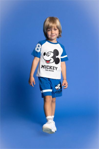 Baby Boy Disney Mickey Minnie Crew Neck T-Shirt