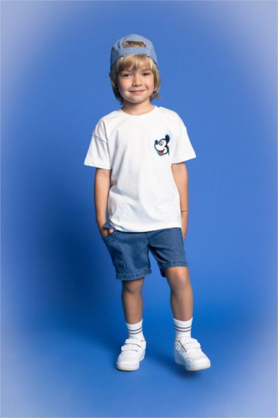 Baby Boy Disney Mickey Minnie Crew Neck T-Shirt