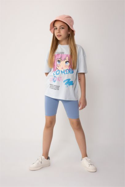Girl Printed T-Shirt Leggings 2 Piece Set
