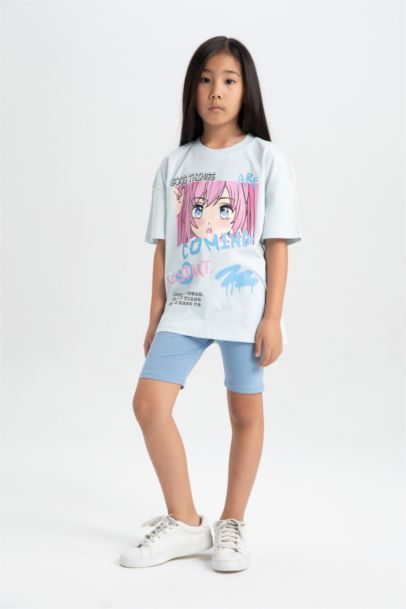 Girl Printed T-Shirt Leggings 2 Piece Set