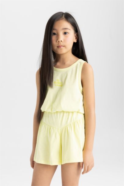 Girl Printed T-Shirt Shorts 2 Piece Set