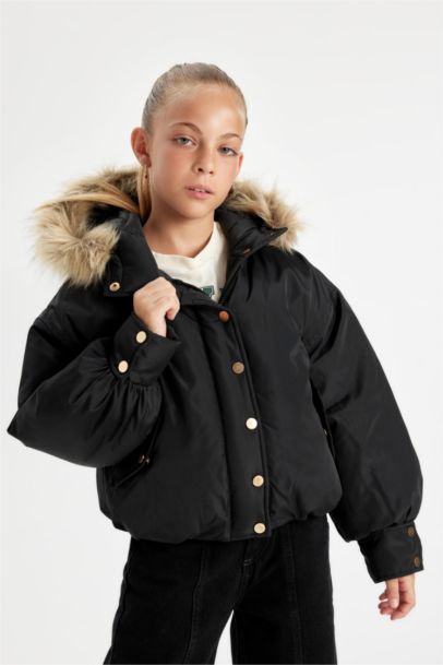 Girl Hooded Puffer Jacket