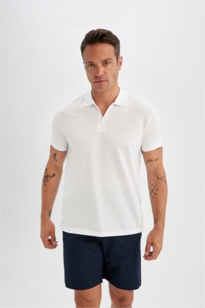 New Regular Fit Polo Collar Polo T-Shirt