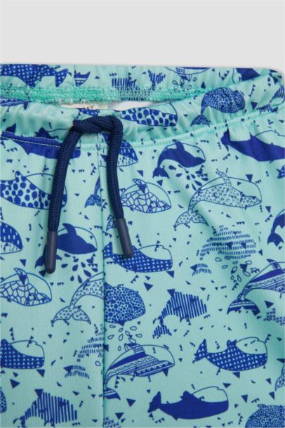Boy Patterned Swim Shorts