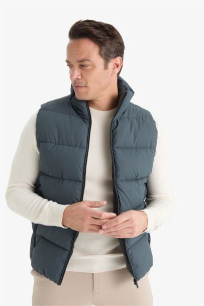 Su İtici Slim Fit Astarlı Şişme Yelek