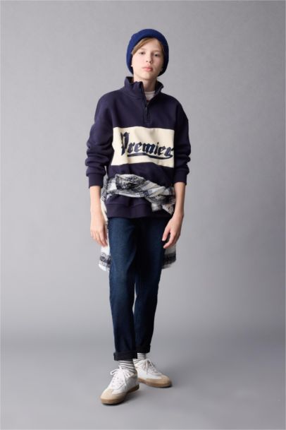 Jean droit à Coupe slim pour Garçon