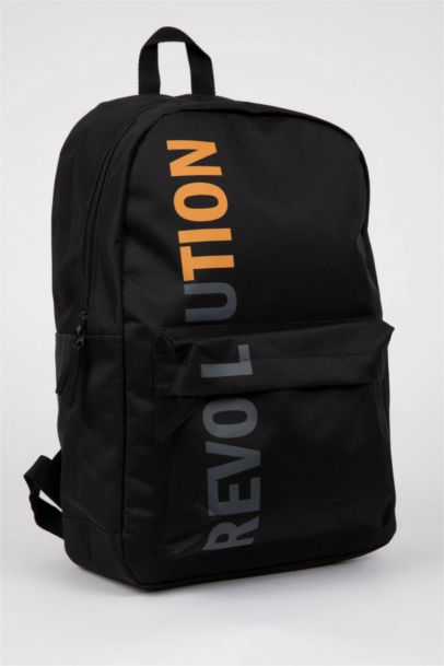 Unisex Baskılı Okul Sırt Çantası