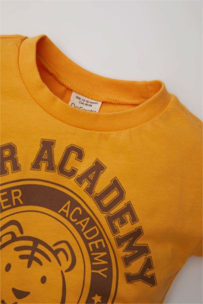 Baby Boy Tiger Printed T-Shirt Shorts 2 Piece Set