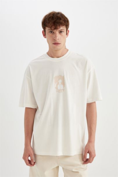 One Piece Oversize Fit Crew Neck Short Sleeve T-Shirt