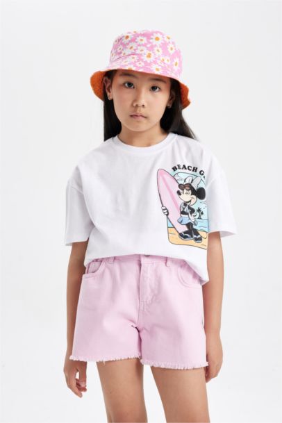 Relax Fit Mickey Mouse Licensed Short Sleeve T-Shirt