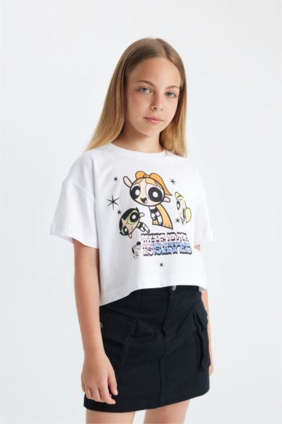 Girl PowerPuff Girls Short Sleeve T-Shirt