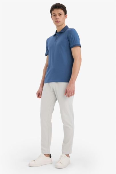 Regular Fit Skinny Leg Trousers