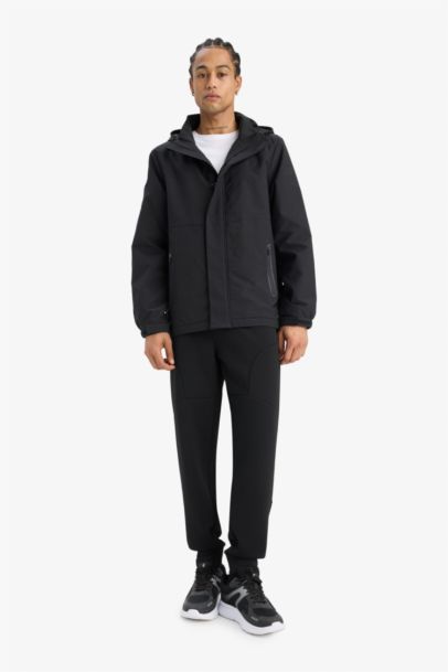 DeFactoFit Regular Fit Hooded Waterproof Rain Jacket