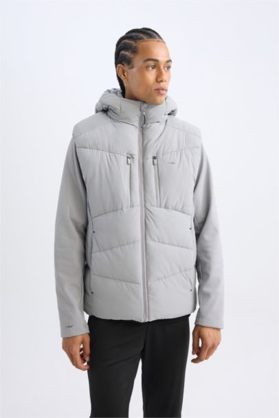 DeFactoFit Regular Fit Detachable Sleeve Detailed Windproof Waterproof Jacket